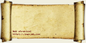 Isidora Aksentijević vizit kartica